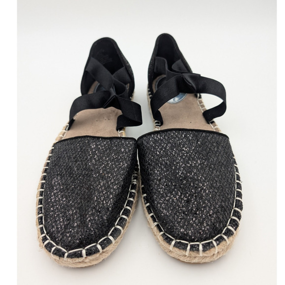 Kenneth Cole Reaction Luna Espadrille Flats Women's Black Size US6 - Picture 2 of 12